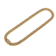 Street Cuban Chain Full Diamond Rough Alloy Cuban Bracelet